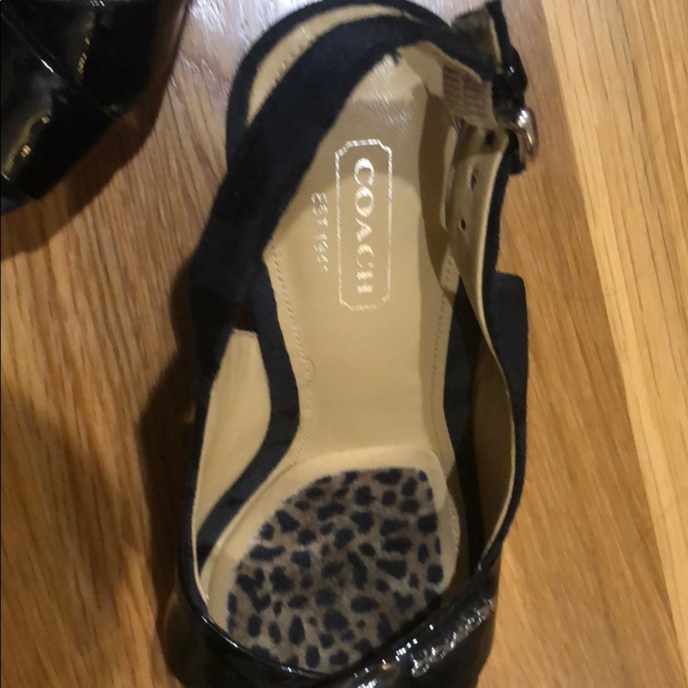 Coach cork and patent wedges - Picture 7 of 8